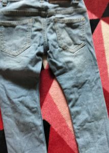 Kids Light Wash Denim Jeans