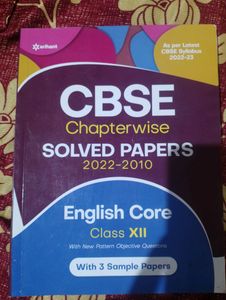 CBSE Class XII English Solved Papers