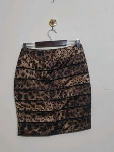 Animal Print Skirt