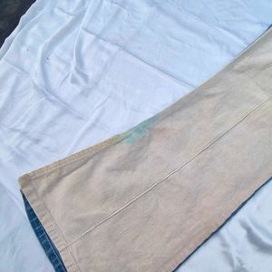 DUAL TONED BOOTCUT DENIM JEANS