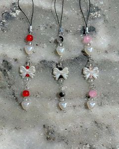 Beaded Bow Phone Charms