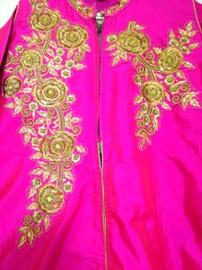 Ethnic Wear/Anarkali With Overcoat/Full Free Size