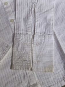 Never Used classic White Striped Shirt