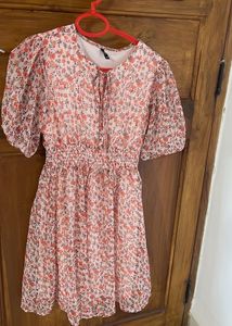 Floral Print Mini Dress