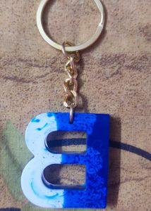 Letter B Keychain