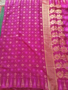 Cotton Silk Jamdani Kolkata Special ,Golden jari