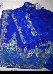 Elegant Blue Saree