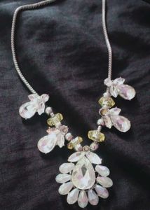 Statement Necklace With Nose Pin