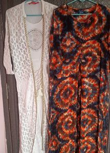 Boho Kimono &amp; Tie-Dye Tunic Set