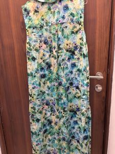 Floral Print Sleeveless Dress