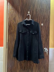 34 Bust Black Shirt For Women