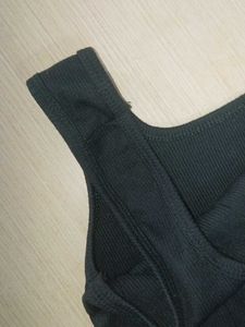 Black Corset Tank Top