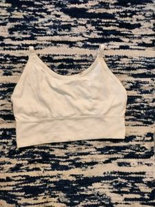 Simple White Bralette