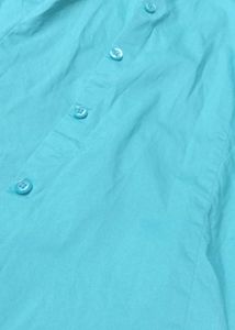Teal Button-Down Shirt