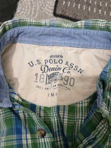 Green &amp; Blue Plaid Button-Down Shirt