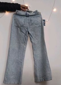 Light Wash Wide Leg Jeans