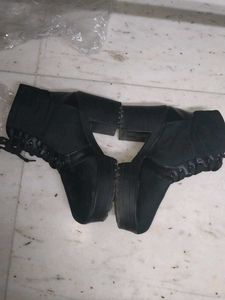 Black Heeled Boots