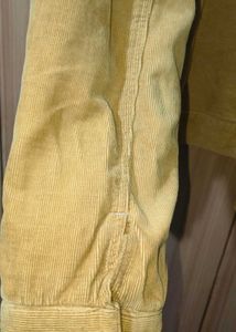 Cozy Faux Fur Collar Corduroy Jacket