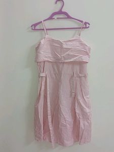 Pink Striped Sundress