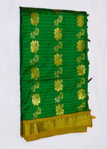 Green & Gold Saree