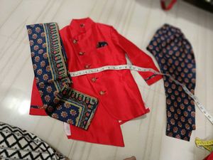 Red Sherwani