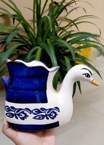 New Ceramic Duck Pot For Plants And Decoration