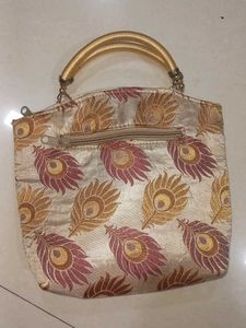 Peacock Feather Handbag