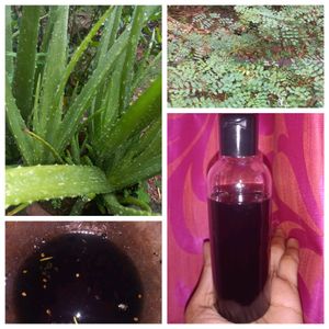 Homemade Indigo Aleovera Oil