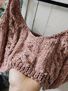 Cute soft Crochet Knit Crop Top