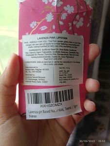 Lavenza Pink Lip Stain Balm