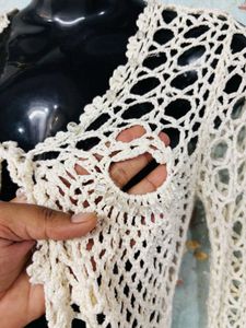 Y2k Crochet Cardigan