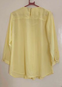 Yellow Long Sleeve Blouse