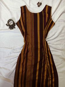 ₊˚⊹ ᰔStriped Mirror Work Kurta