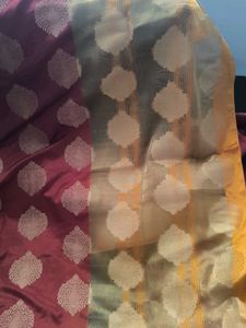 Saree With Unstitched Blouse Pcs