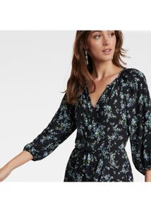 Forever New MAYA FRILL WRAPMIDI DRESS