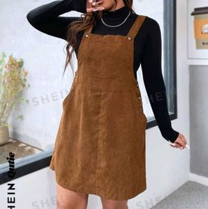 SASSAFRAS✨CORDUROY PINAFORE MINI CUTE 🎀DRESs/