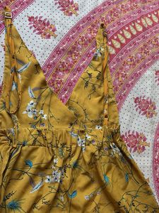 Floral Mustard Romper
