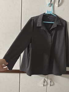 Gray Long Sleeve Shirt