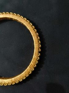 Artificial Gold Stone Wooden Bangles (Set of 4