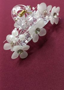 Floral Hair Claw Clip