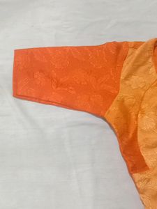 Running Orange Blouse