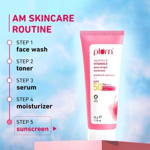 Plum Squalane &amp; Vitamin E Dewy-Bright Sunscreen