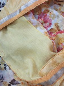 Floral Georgette saree