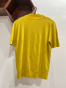 Yellow Embellished Top