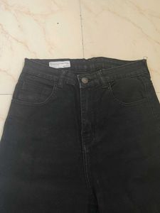 Black Straight Leg Jeans