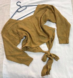 🎁Buy1 Get1 Free Back Knot Crop Top