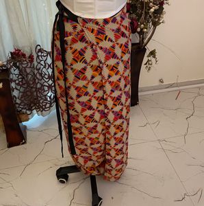Patterned Ethnic Skirt
