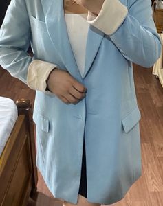 Blue Oversized Blazer