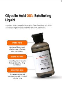 Minimalist Glycolic Acid 8% Exfoliating Liquid