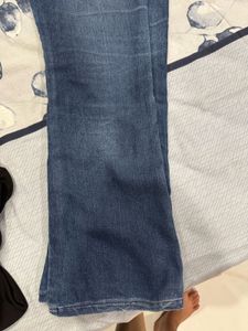 High Waist 30 Inch Blue Jeans